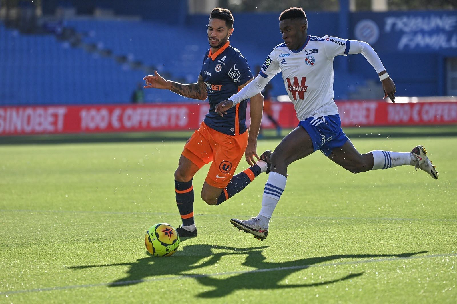 Strasbourg have a poor record to Montpellier 
