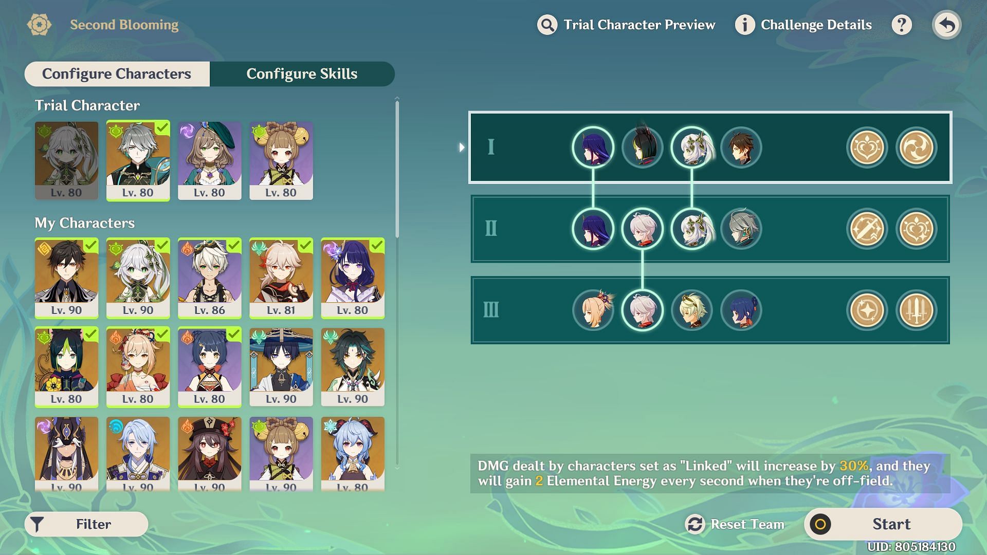 Choose your team and support skills carefully (Image via HoYoverse)