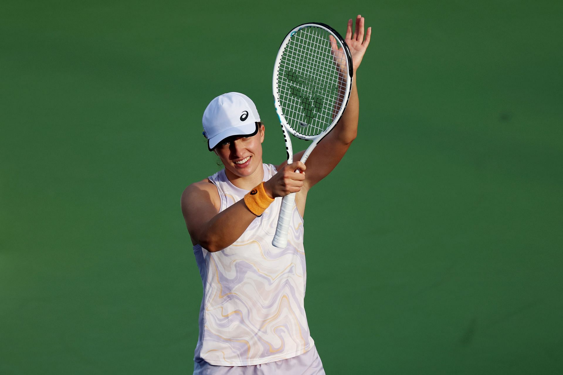 Iga Swiatek at Dubai Tennis Championships.