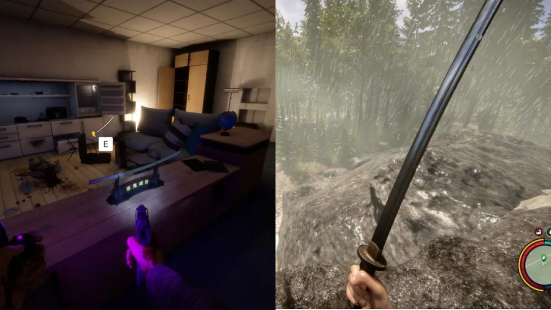 The Katana in Sons of the Forest (image via Endnight Games)
