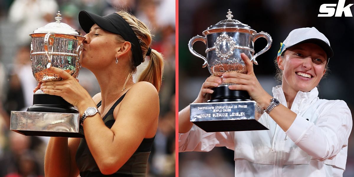 Iga Swiatek and Maria Sharapova have many similarities, according to their common sports agent