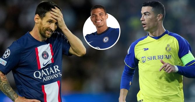 "Harder to defend against" - When Chelsea defender Thiago Silva made his pick in the Lionel Messi vs Cristiano Ronaldo debate
