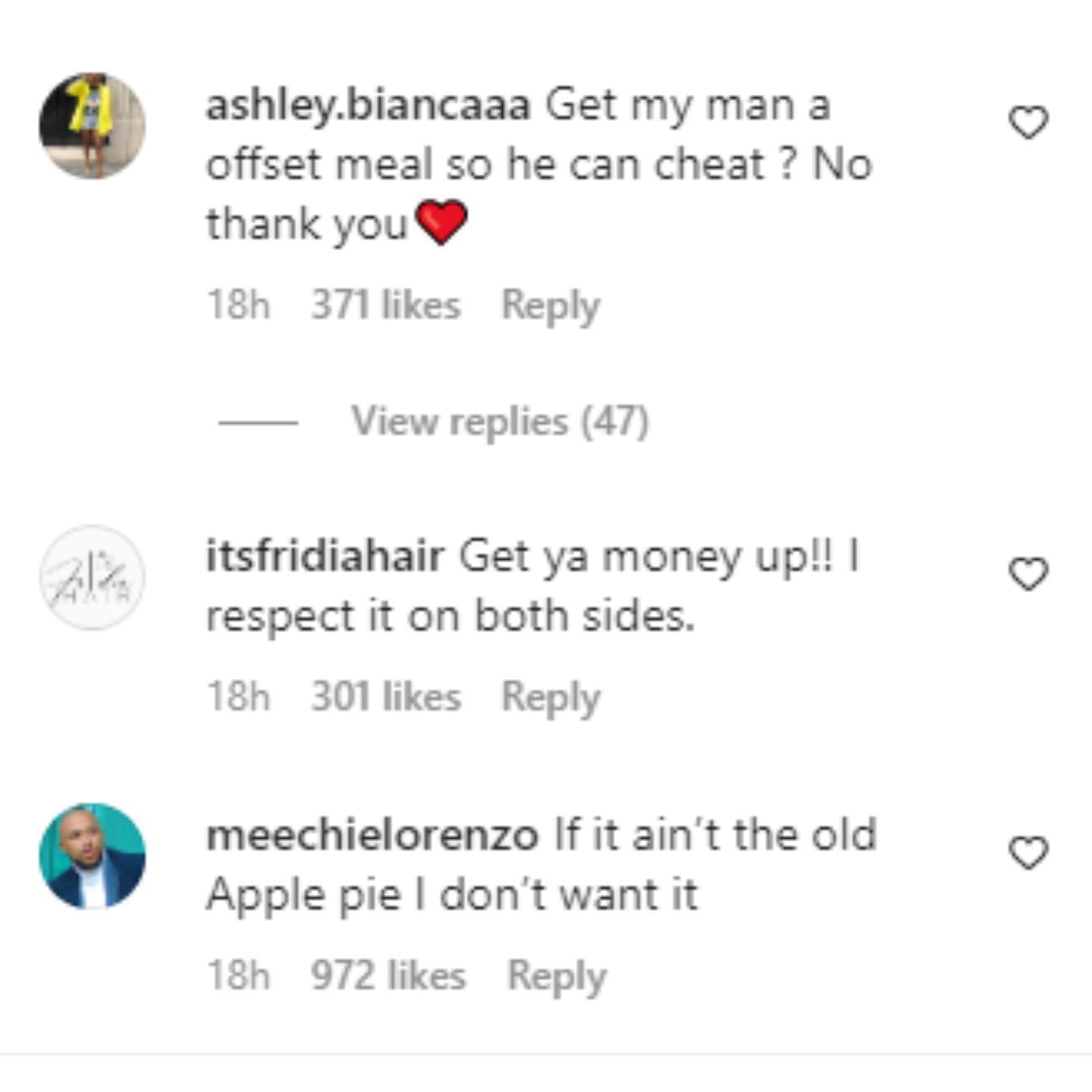 Netizens react to Cardi and Offset&#039;s McDonald&#039;s meal (Image via Instagram)