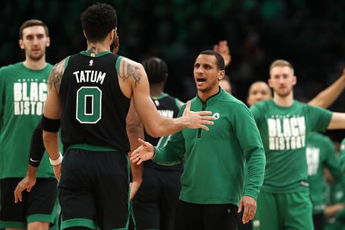 Joe Mazzulla's father was also a basketball coach (Image via Getty Images)