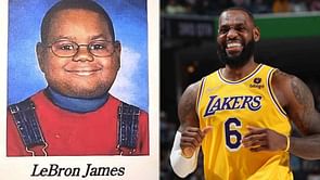 Is the LeBron James in kindergarten photo real or fake? Exploring the truth behind the viral picture comparing him to Michael Jordan in his youth