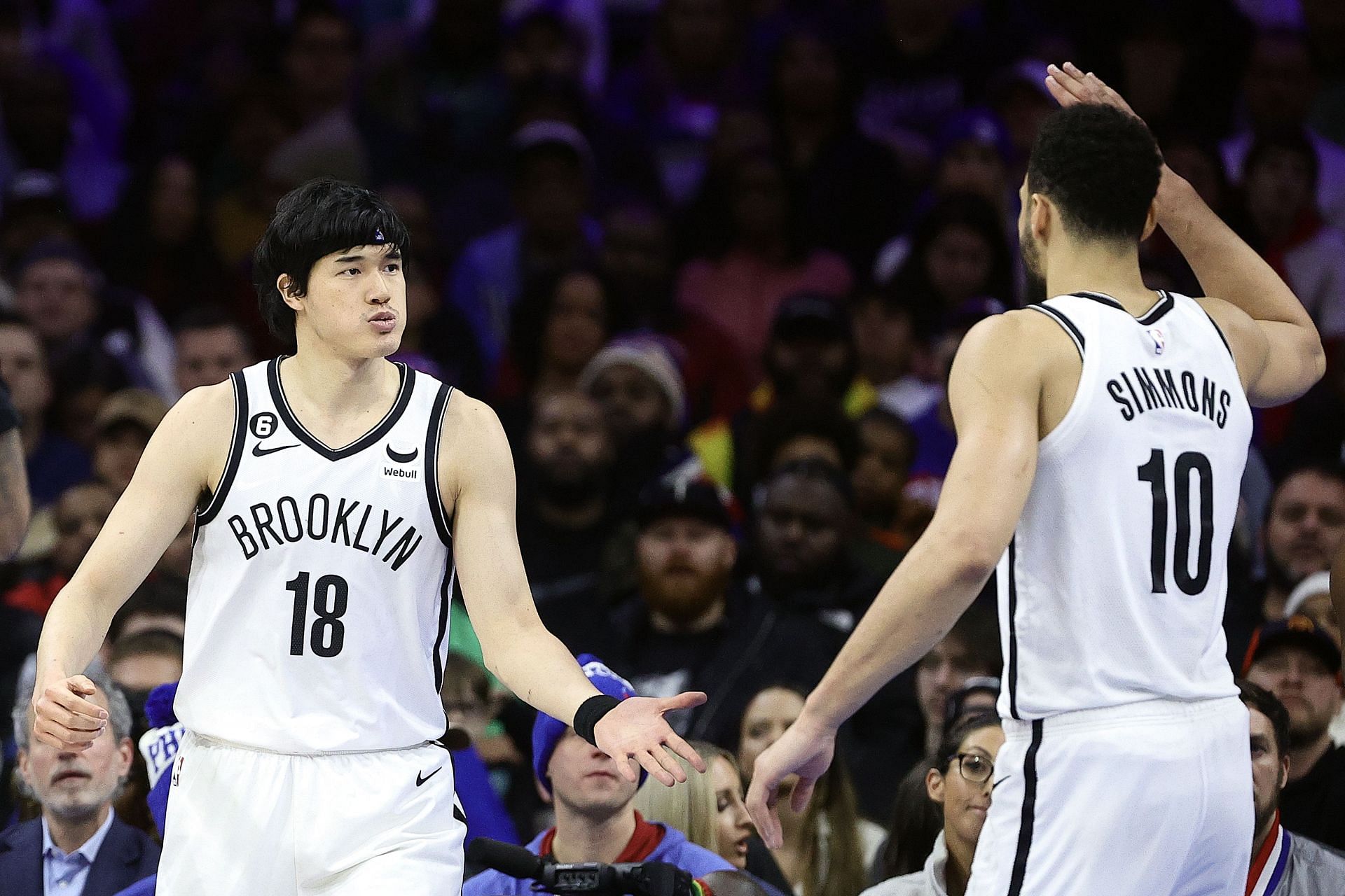 Ben Simmons, right, may be moved ahead of the trade deadline. (Image via Getty Images)