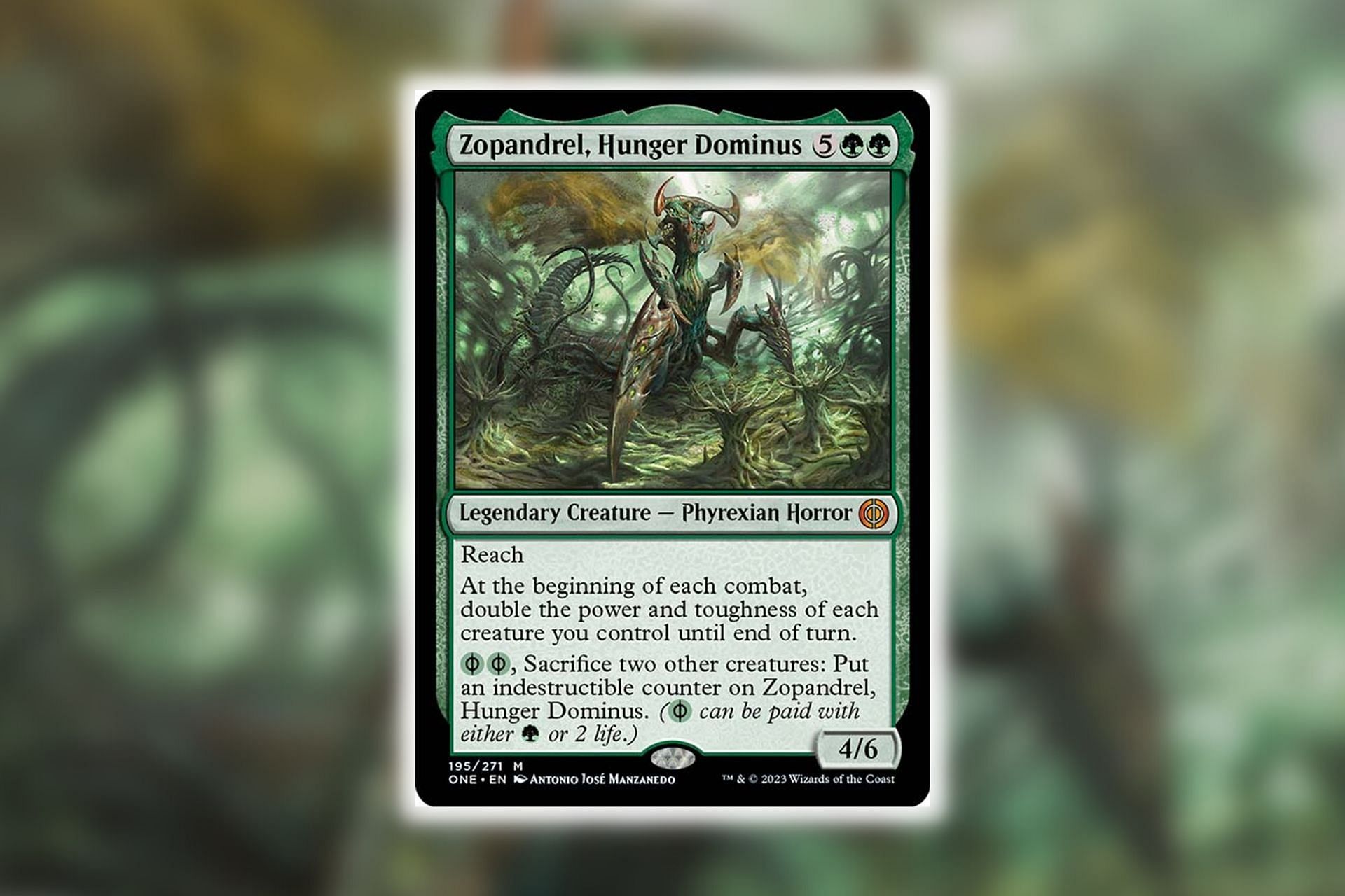 Zopandrel, Hunger Dominus in Magic: The Gathering (Image via Wizards of the Coast)