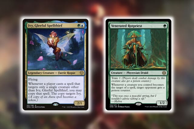 mtg cards that create wizard tokens Poison Counter