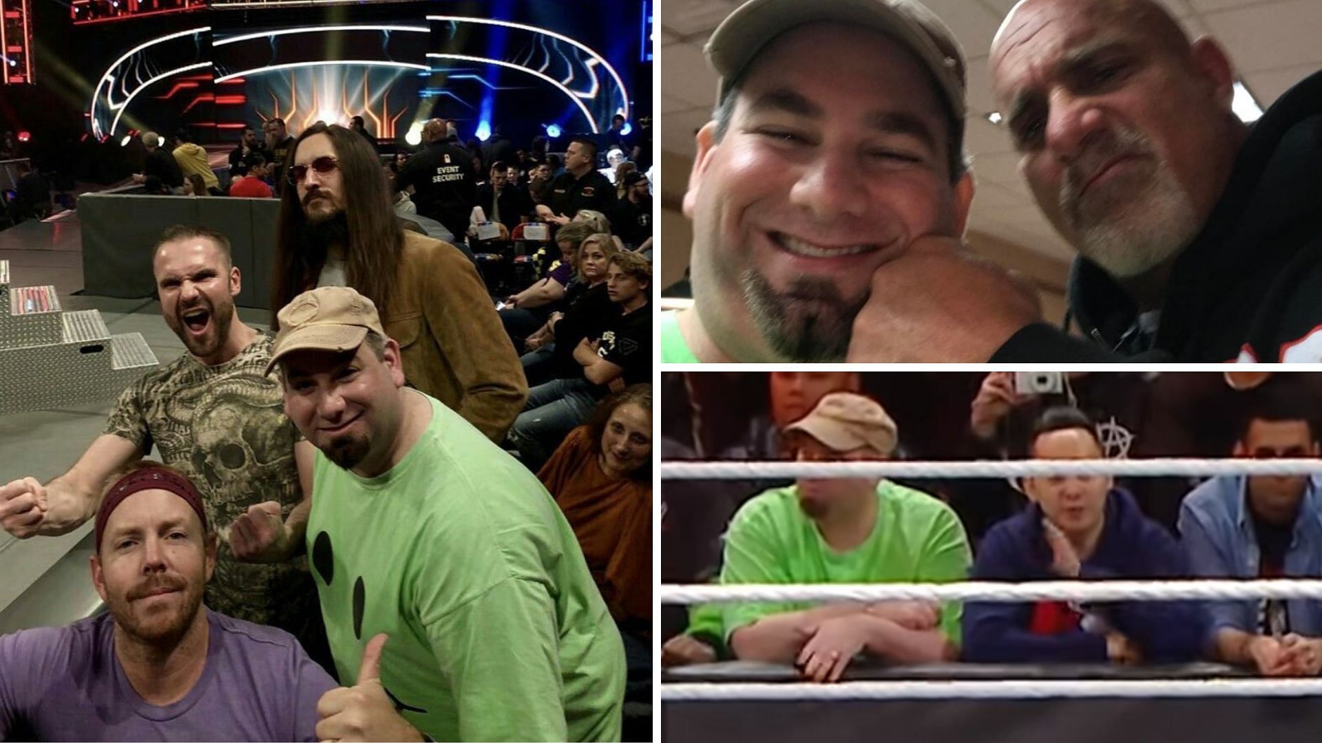 Green shirt guy in WWE Superfan Smilez Who is the green shirt