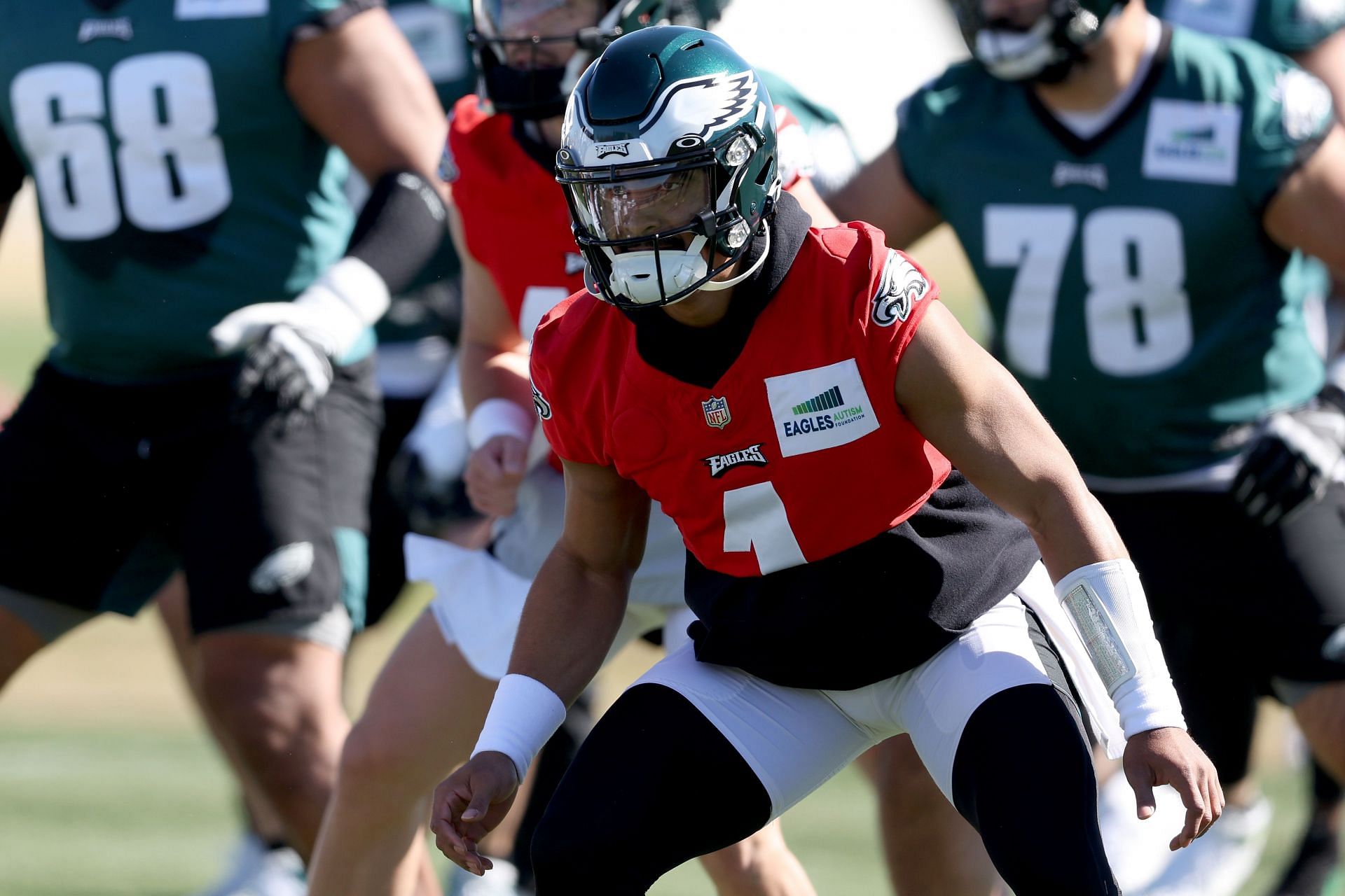 Super Bowl LVII: Philadelphia Eagles practice