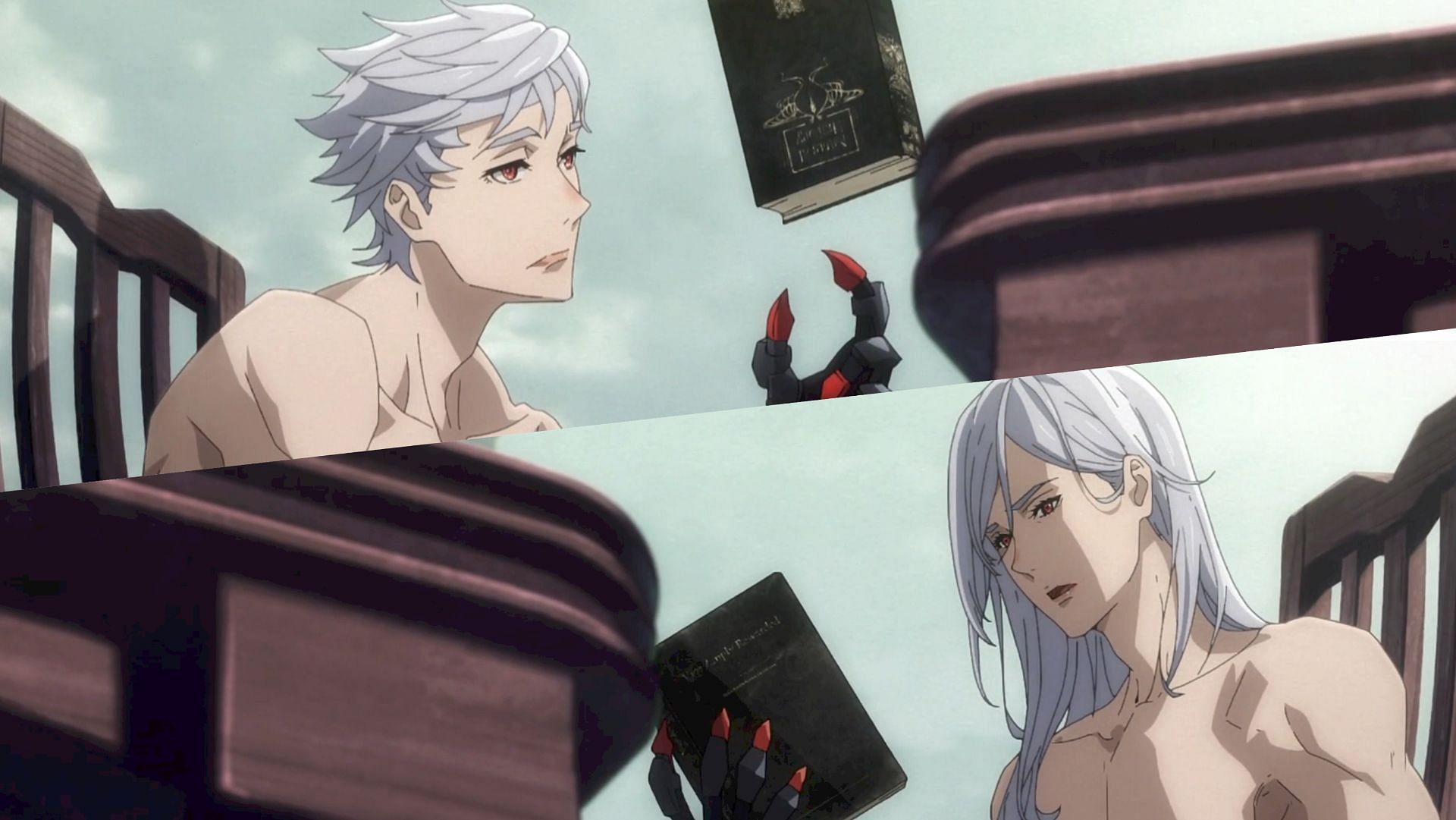 Adam (bottom) and Eve (top) (image via A-1 Pictures) 