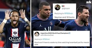 “Neymar and 10 bums” – Fans laugh at PSG line-up for Monaco game as Lionel Messi and Kylian Mbappe miss out