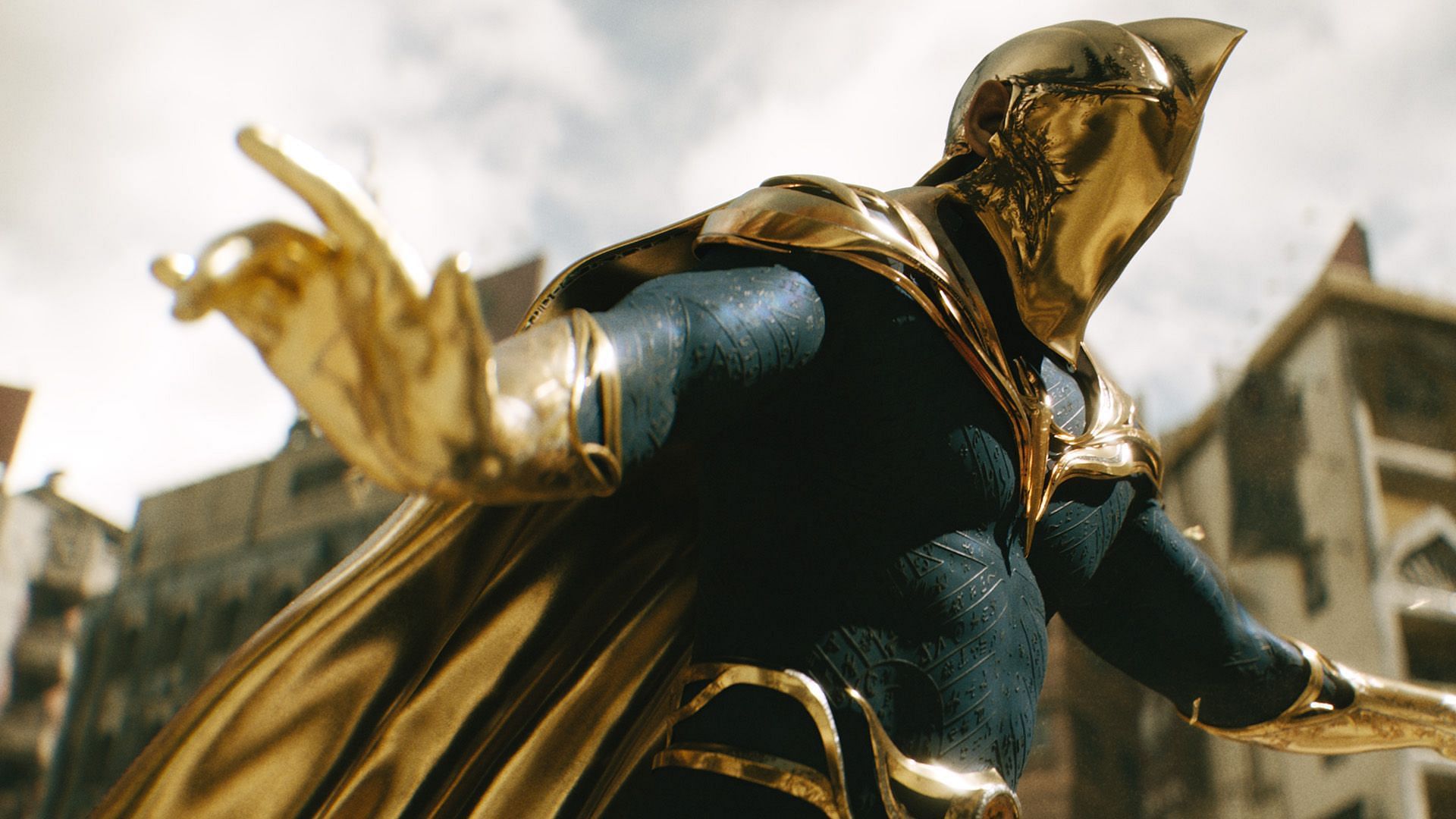 The powerful sorcerer, Fate, weaves destiny to protect the world (Image via Warner Bros)