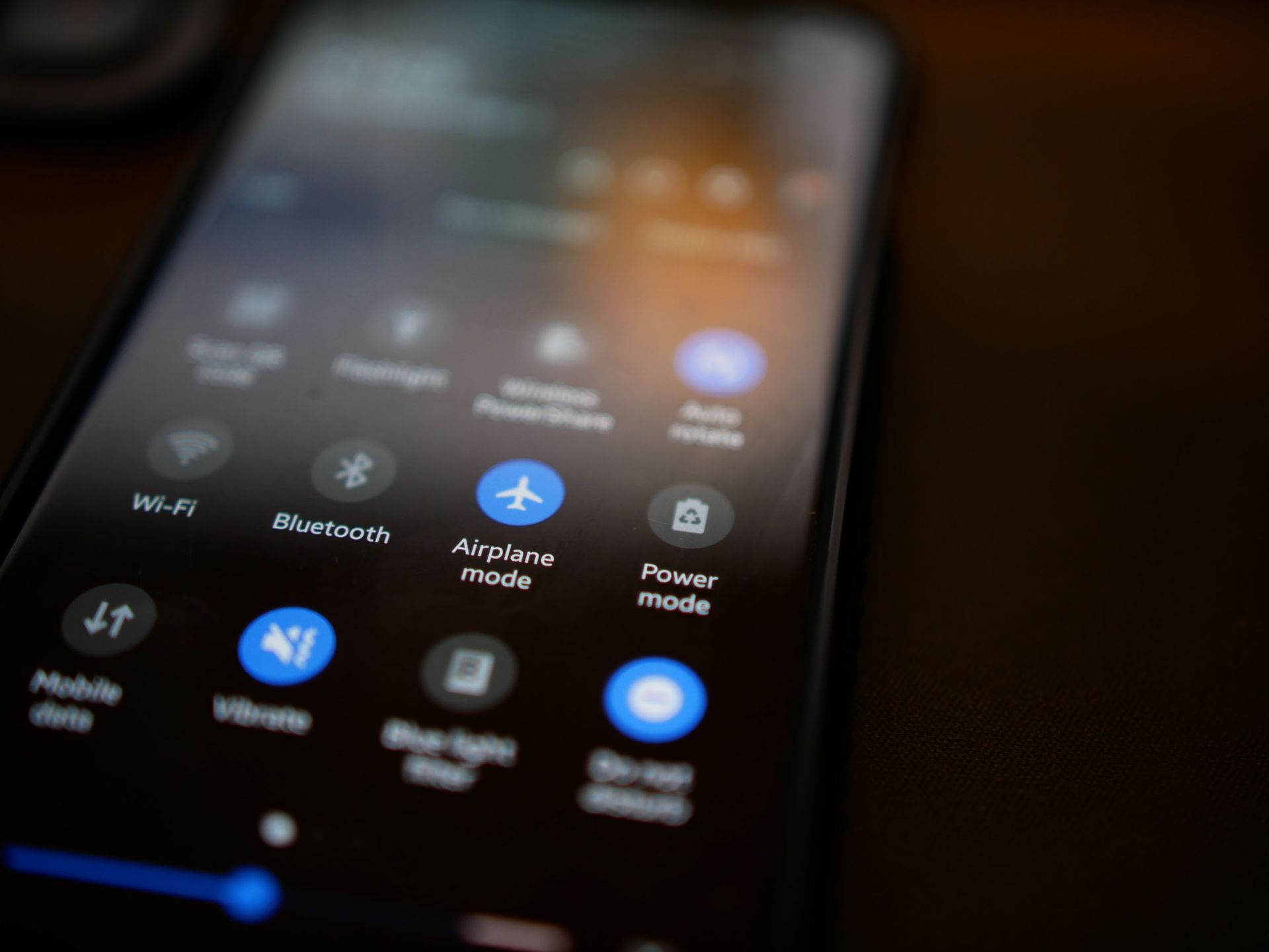 Turning on and off the Airplane mode (Image via Unsplash)