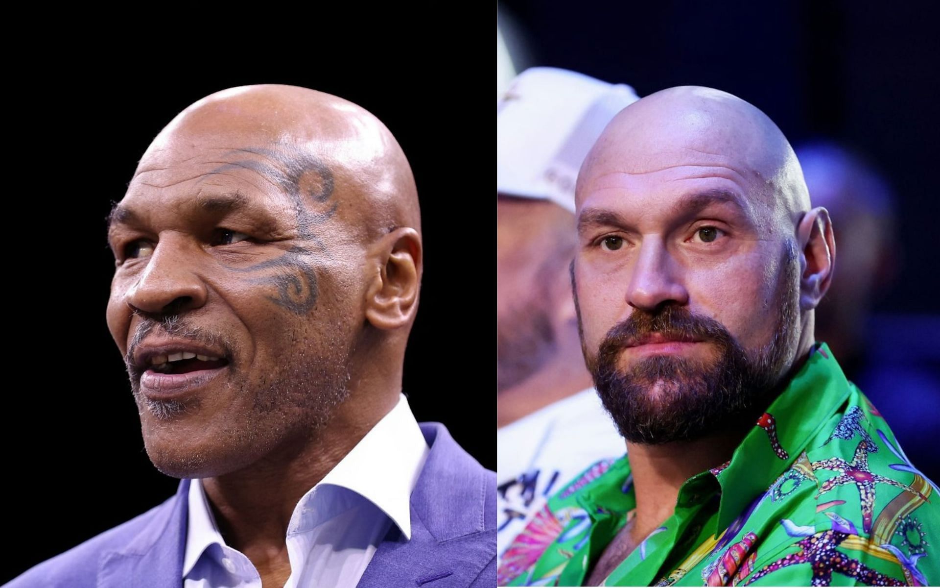 Mike Tyson and Tyson Fury ringside for Jake Paul vs. Tommy Fury (Image credits: Getty Images)