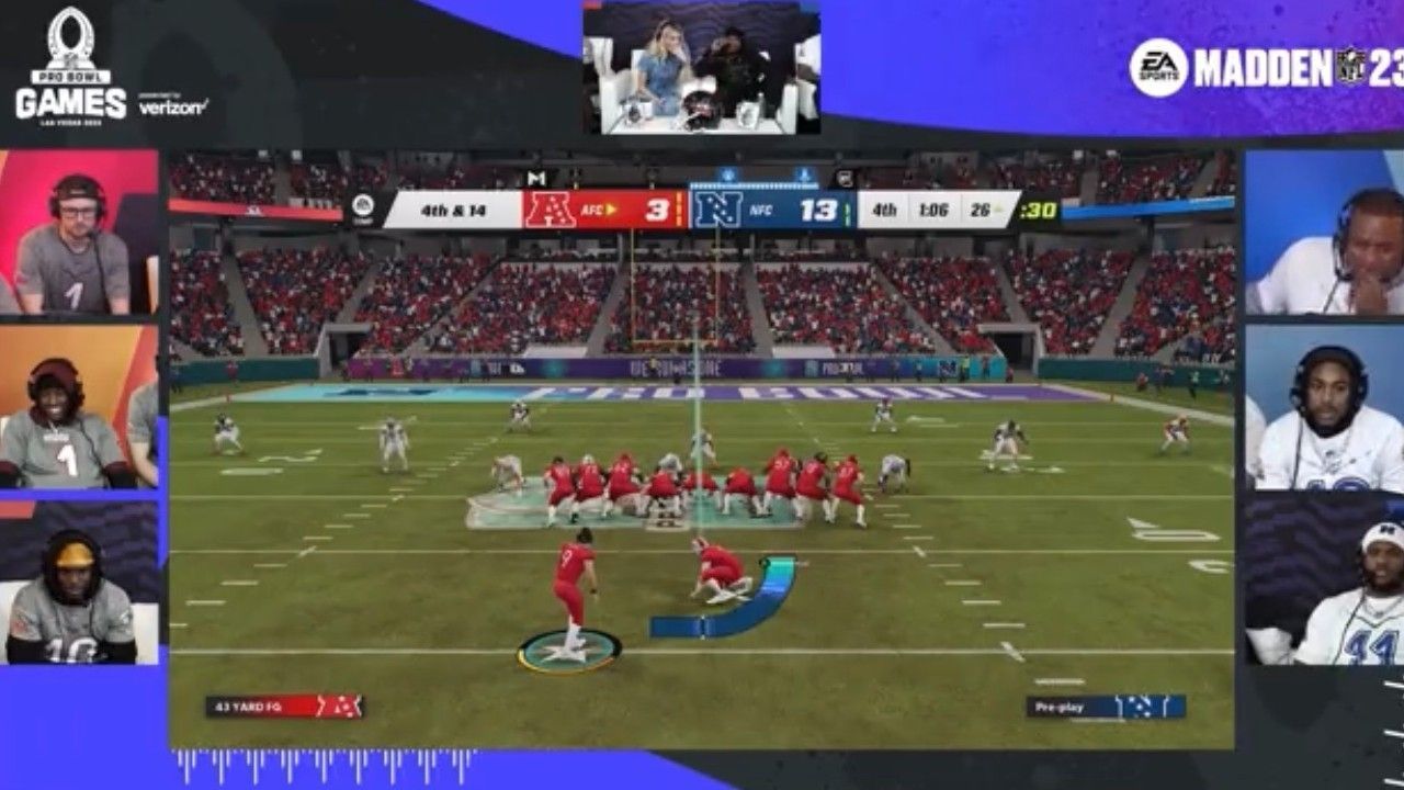 Weird, given how good he's at kicking things - NFL fans troll Tyreek Hill  over his botched FG attempt in Madden Pro Bowl game