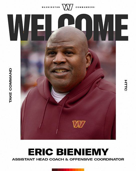 Washington Commanders finalize big time hire of Eric Bieniemy as OC