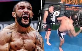 WATCH: John Lineker shows why you should never let your guard down even while holding pads