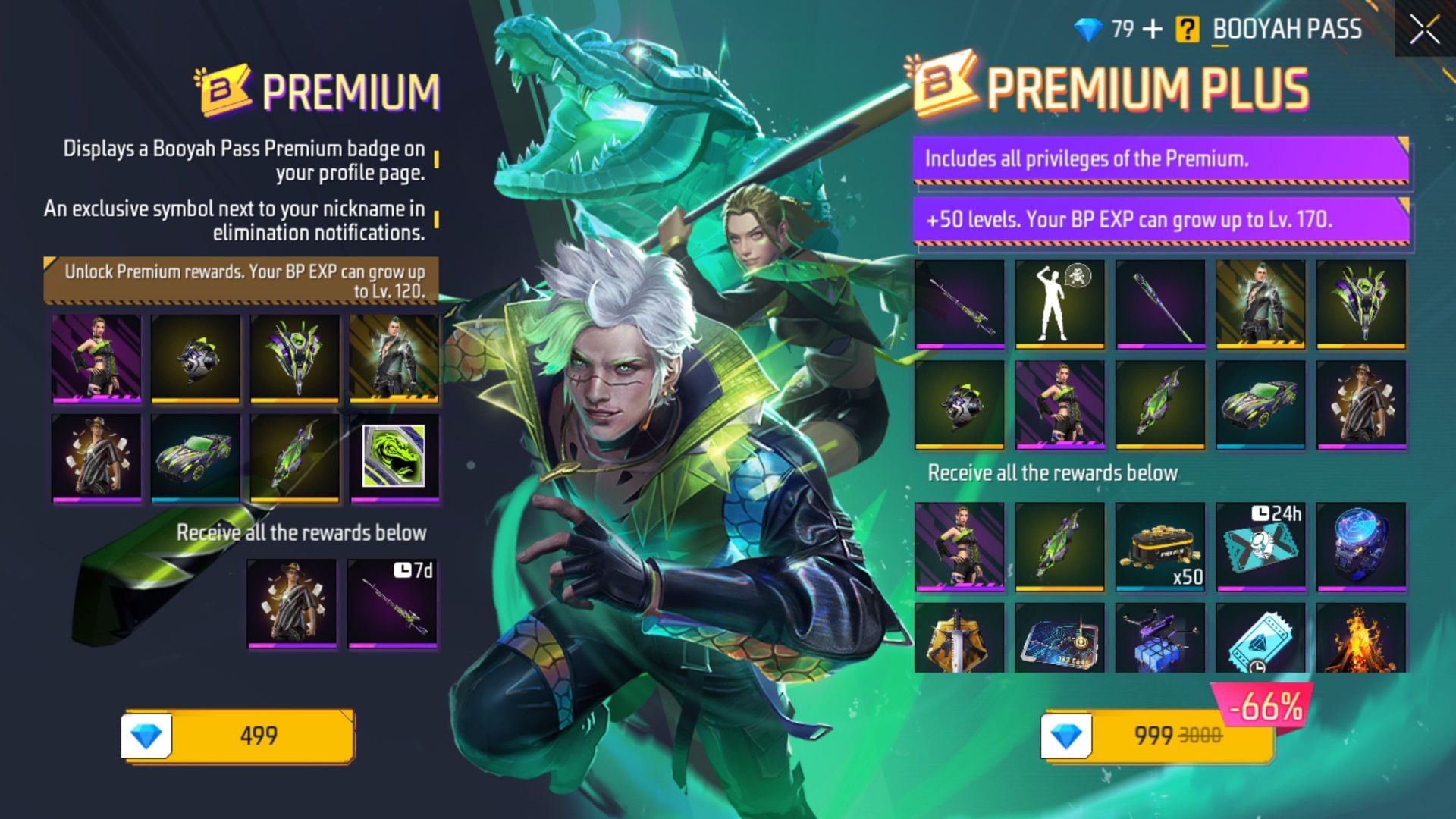 Purchase the preferred variant (Image via Garena)