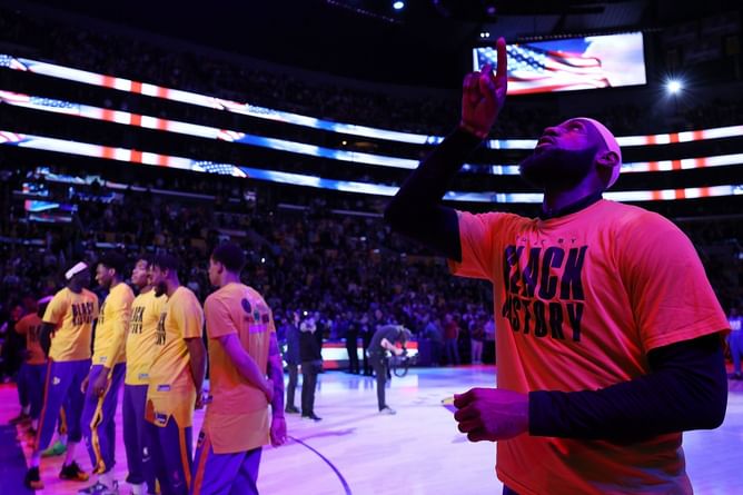 NBA fans react to witnessing history as LeBron James breaks Kareem Abdul-Jabbar's scoring record: "THE GOAT UNDISPUTED"