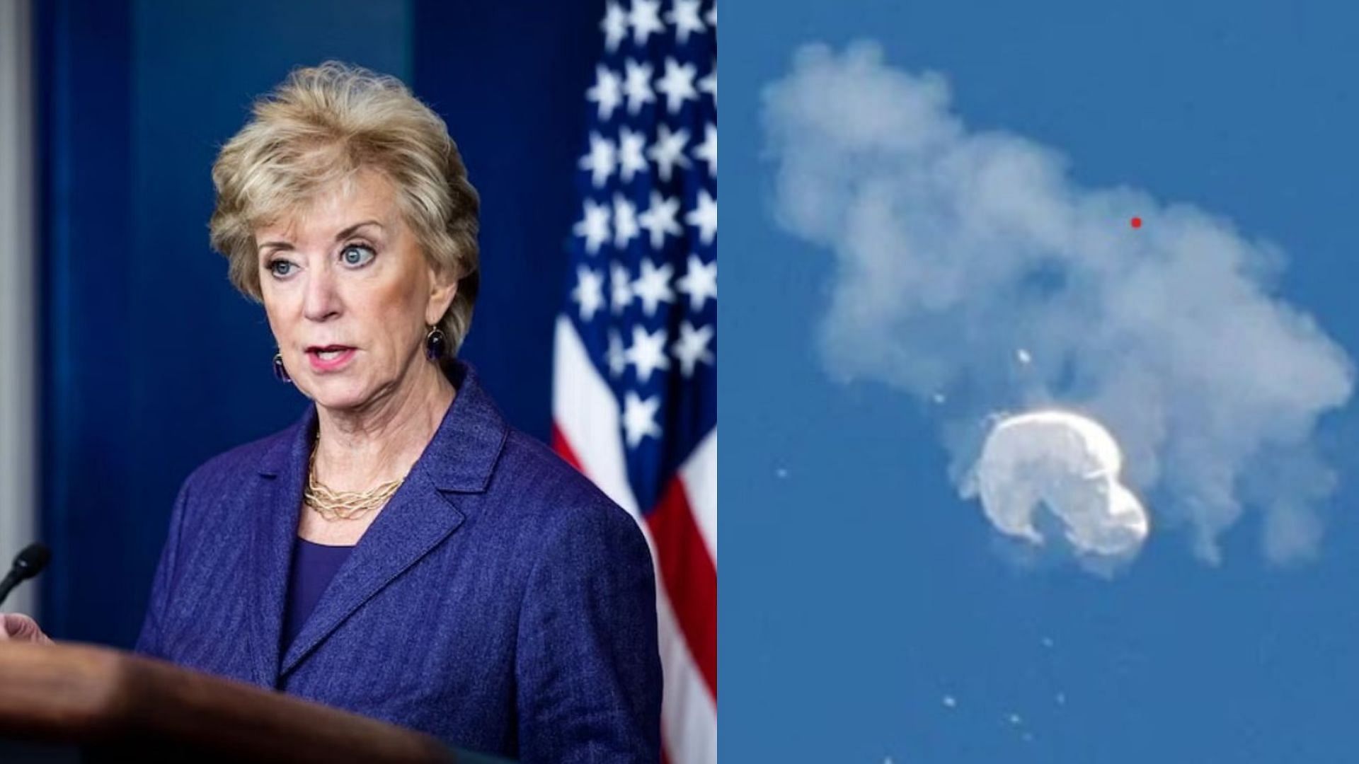 Linda McMahon gave a heated opinion on the Chinese Spy Balloon incident