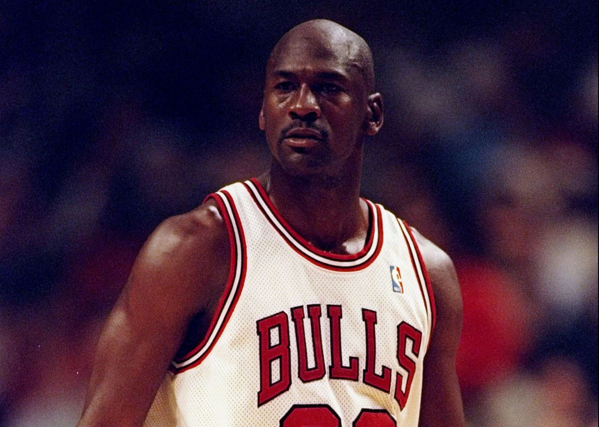 Michael Jordan of the Chicago Bulls