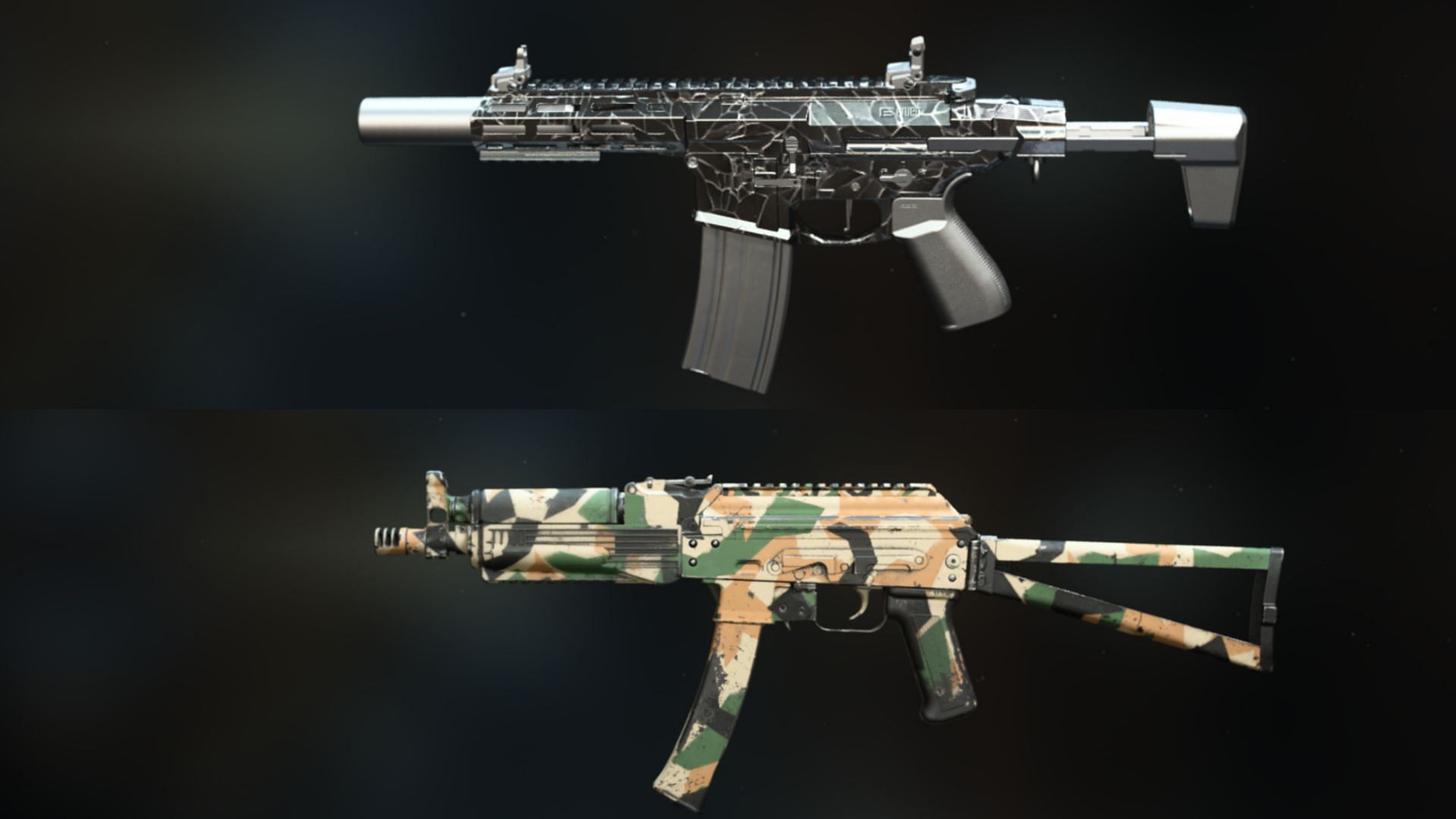 The Chimera assault rifle and Vaznev-9k SMG (Image via Activision)