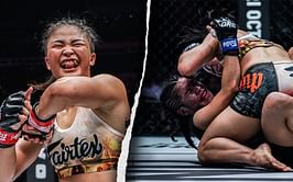 WATCH: All the angles of Stamp Fairtex’s fight-clinching elbow against Jihin Radzuan at ONE on Prime Video 2