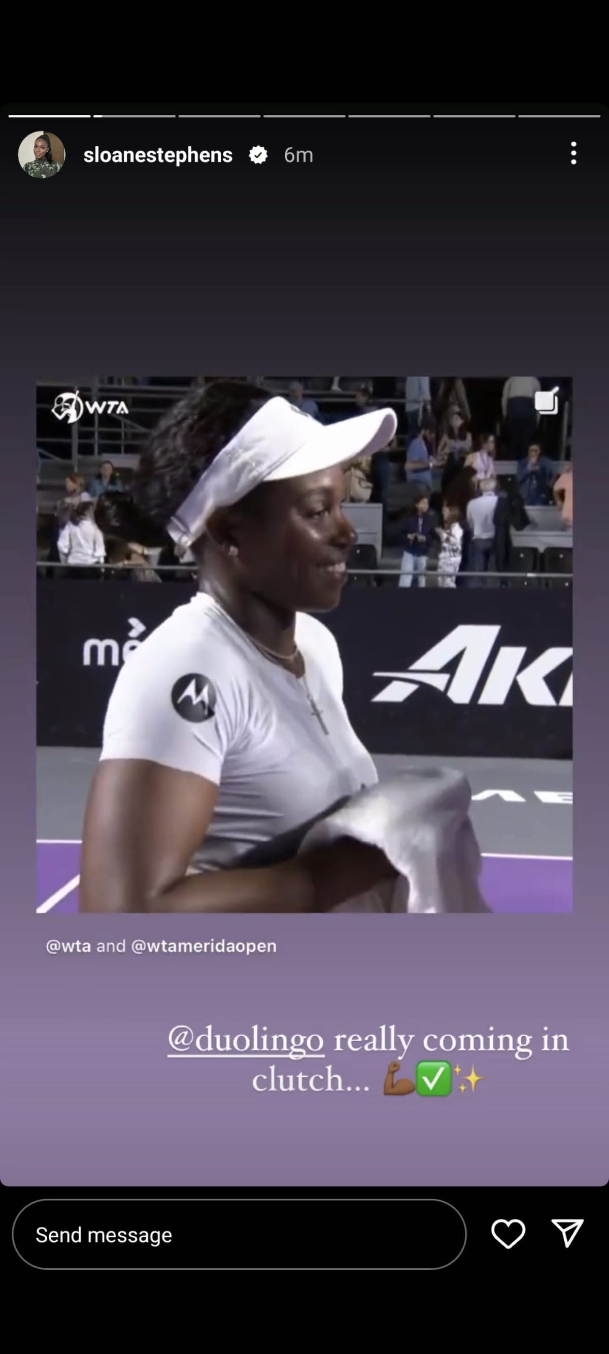 WATCH Sloane Stephens delights fans by speaking Spanish at Merida Open