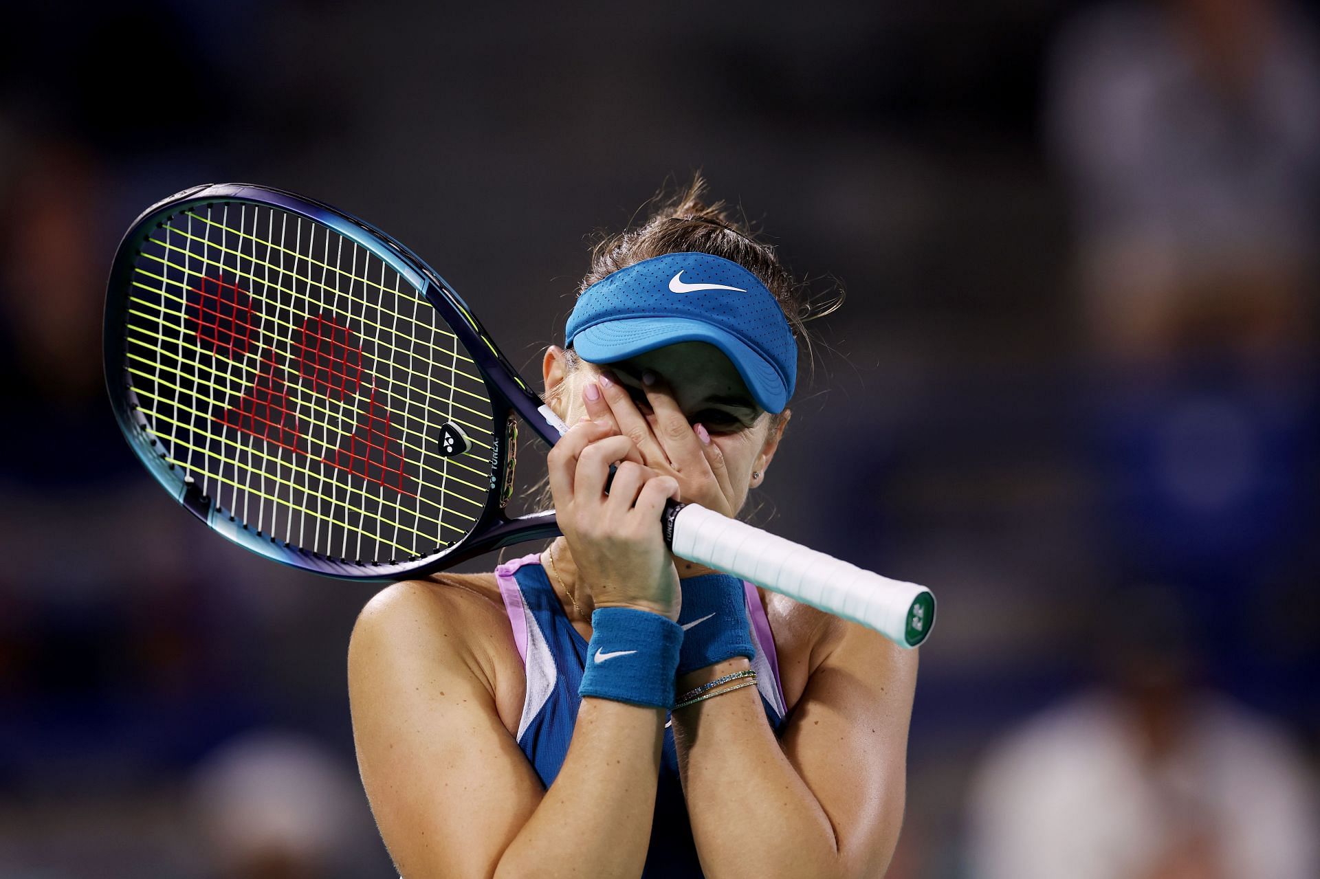 Belinda Bencic at the Mubadala Abu Dhabi Open.