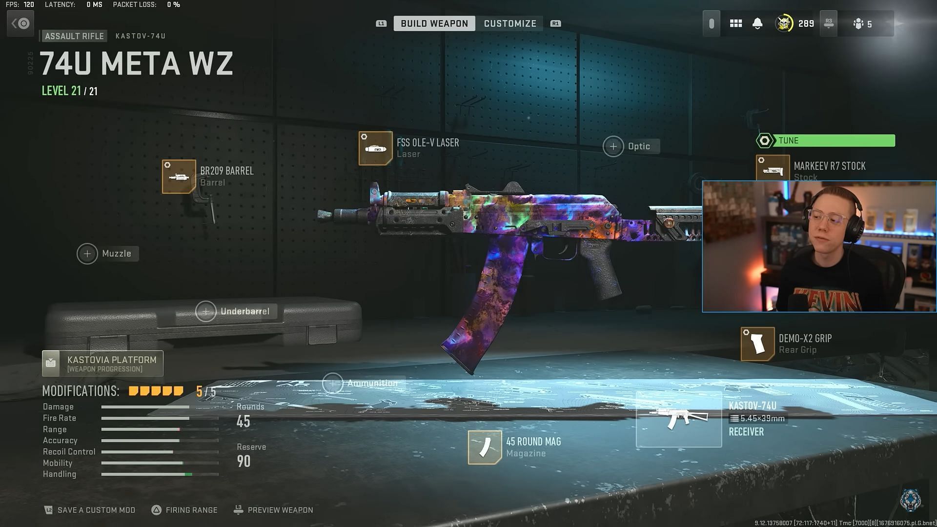 Best loadout for Kastov-74u in Warzone 2 Season 2 (Image via Activision and YouTube/WhosImmortal)