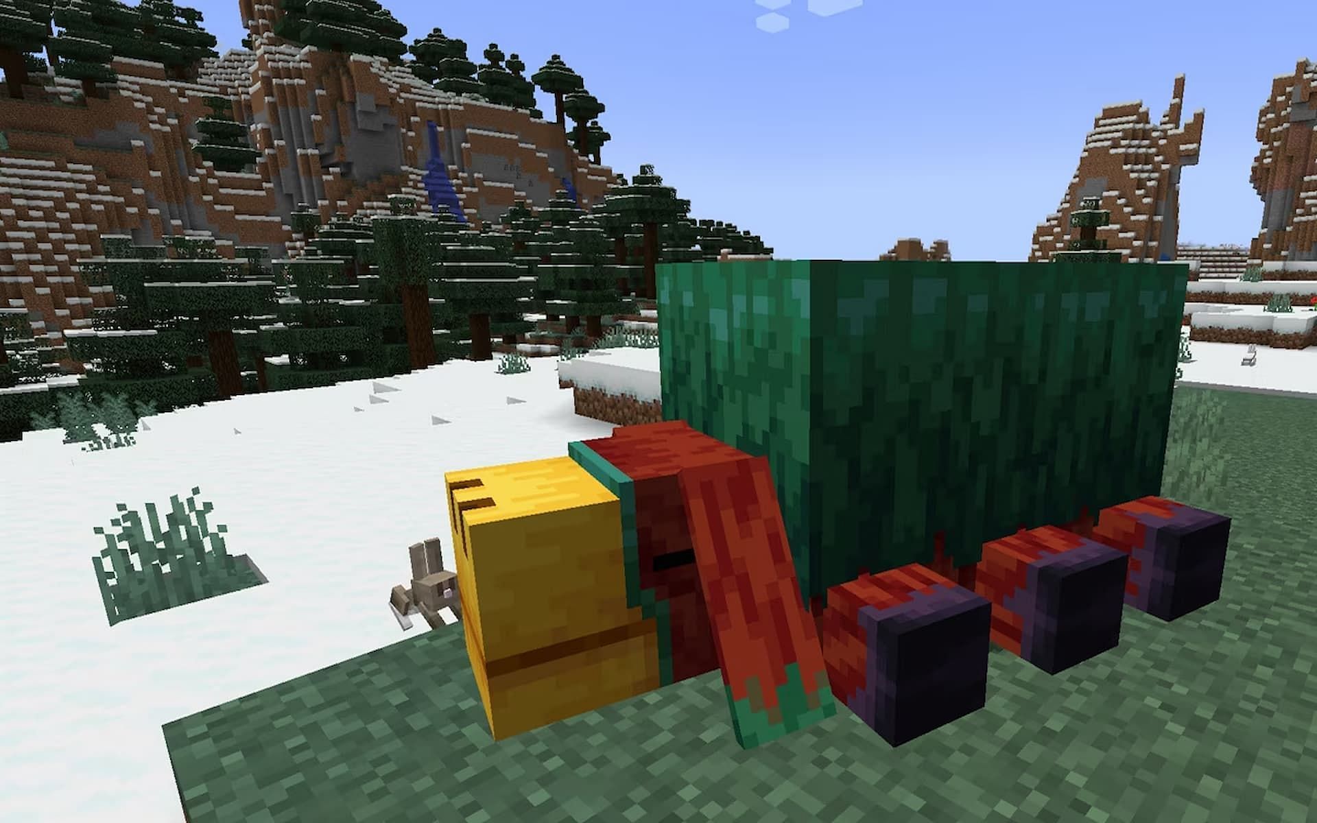 The sniffer is an ancient mob that players will need to find the torchflower (Image via Mojang)