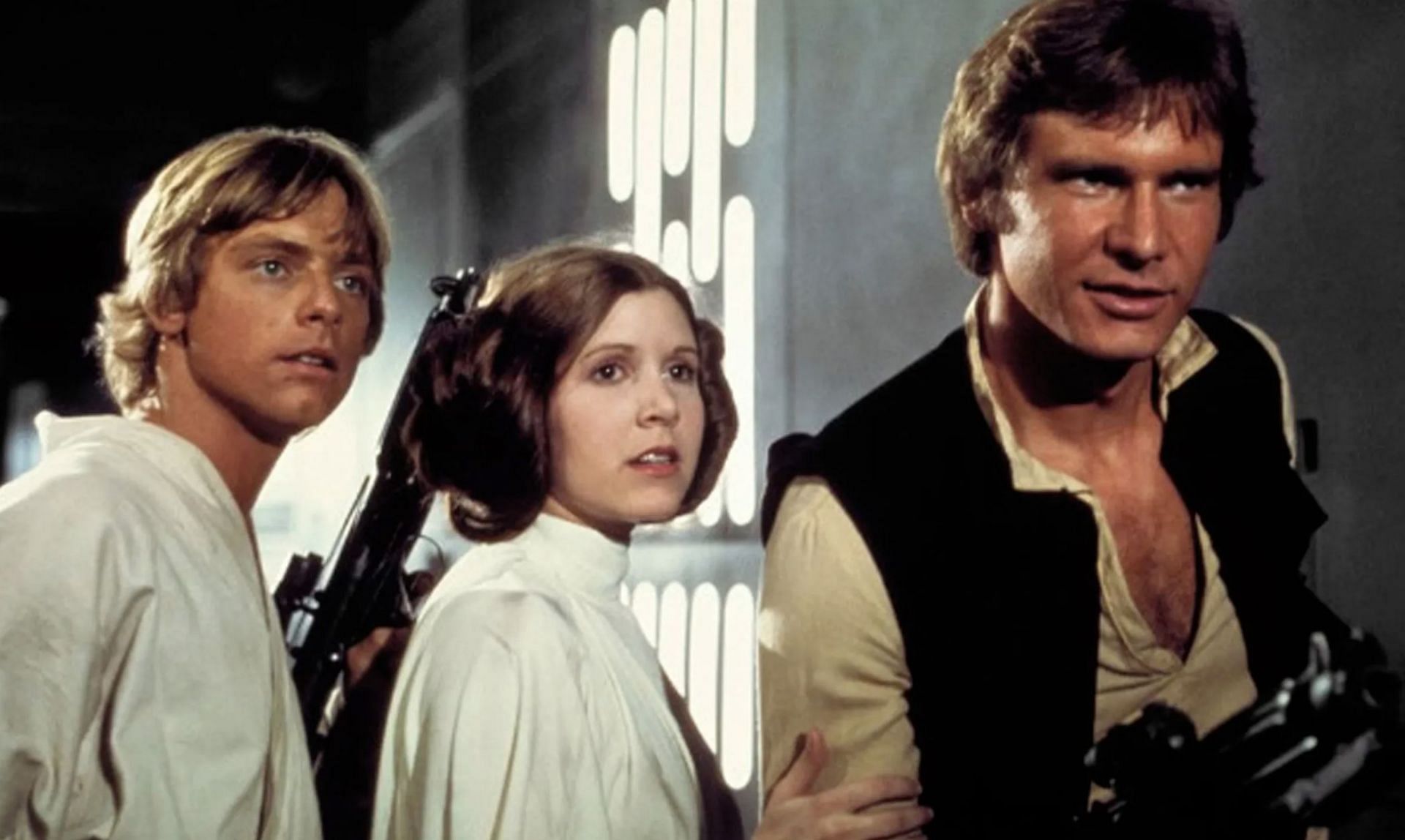 Han rescues Princess Leia from the Death Star (Image via Lucasfilm)