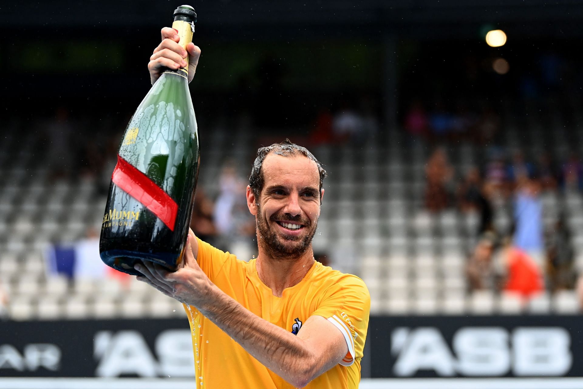 Richard Gasquet has a title on the season.