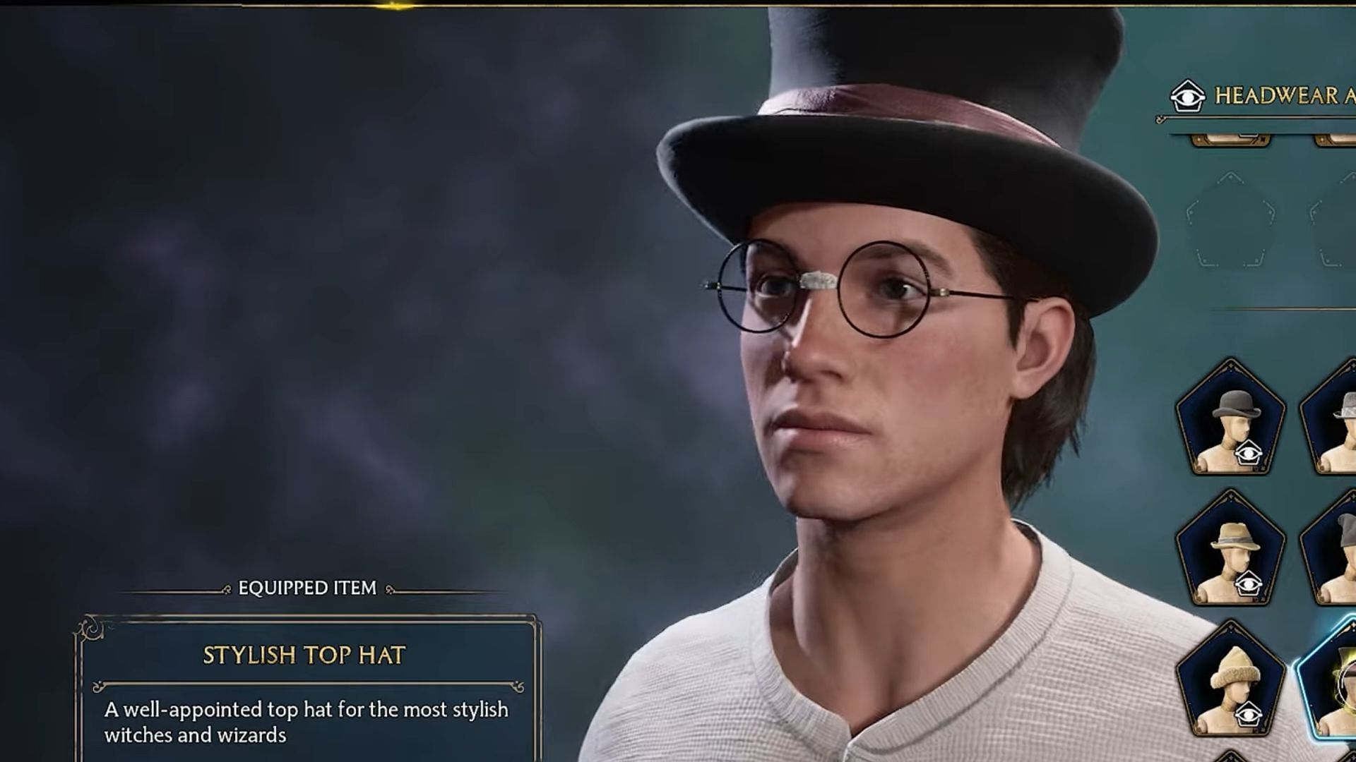 Players can try this hat for a simplistic look (Image via YouTube/Lootward)