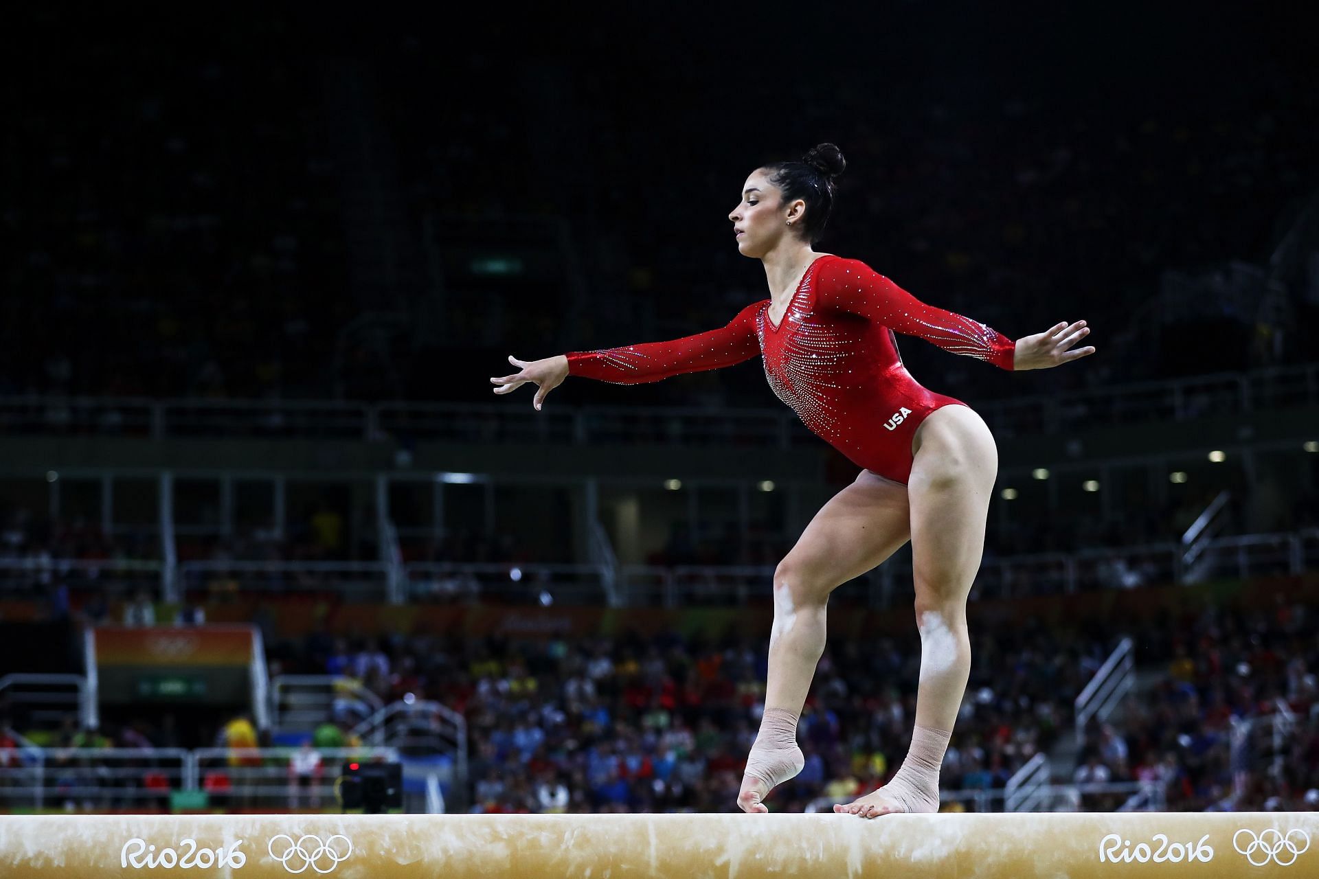 Aly Raisman at the 2016 Rio games, Olympic Artistic Gymnastics