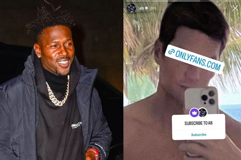 Antonio Brown shares Tom Brady's risqué photo to promote his own OnlyFans