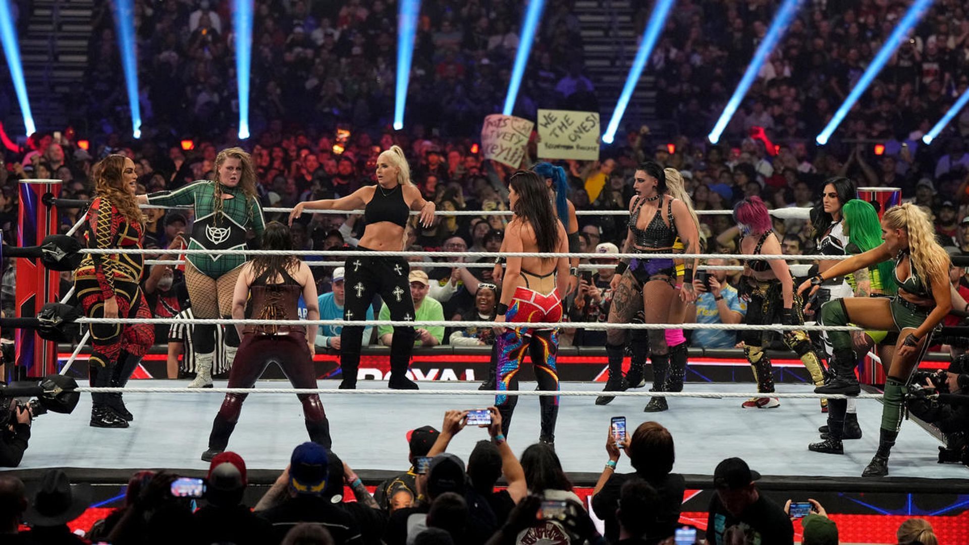 Scene from the 2023 Royal Rumble. Courtesy: WWE.com