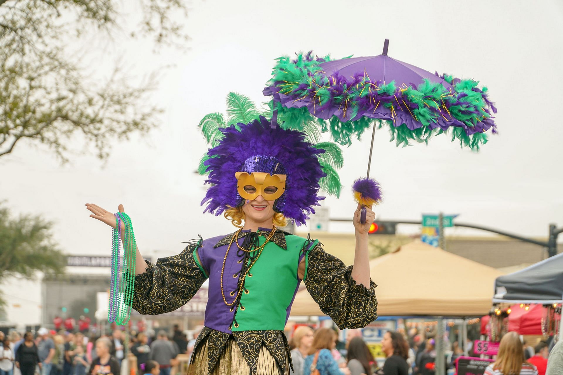 Fat Tuesday is associated with colorful celebrations and tasty food. (Image via Unsplash/Thomas Park)