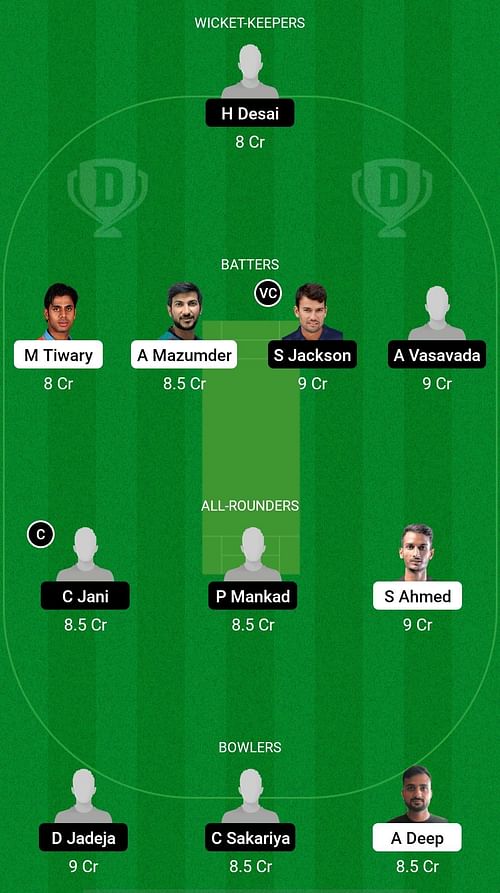 BEN vs SAU Dream11 Prediction - Ranji Trophy