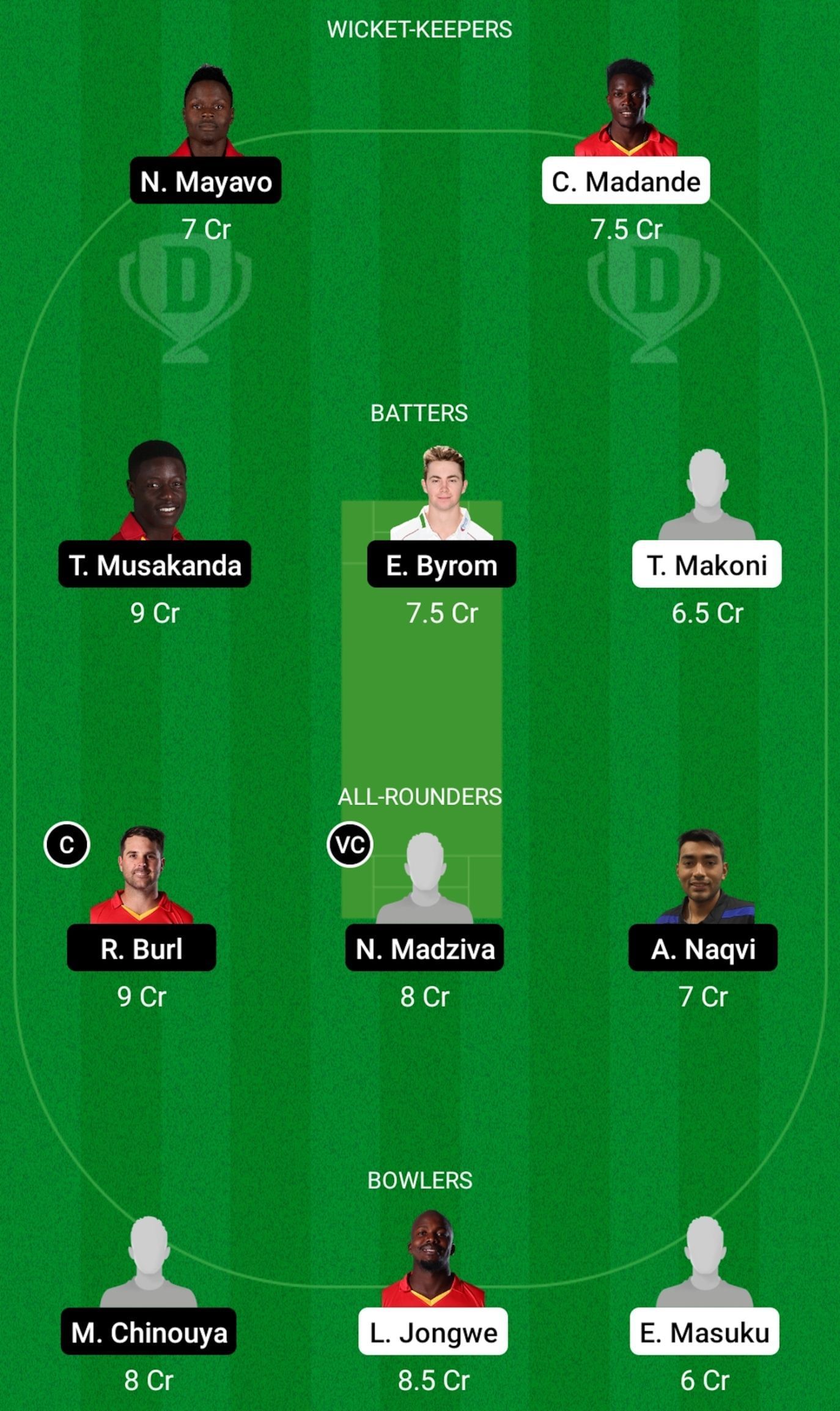 MAT vs MWR Dream11 Prediction Team Today, Match 4, Grand League