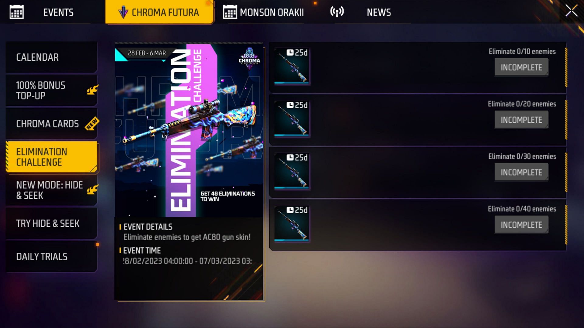 Chroma Futura (Image via Garena)