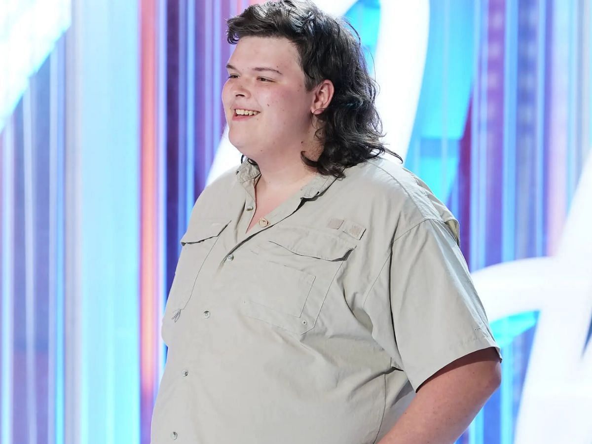 Trey Louis pays tribute to his friend in his American Idol audition (Image via ABC)