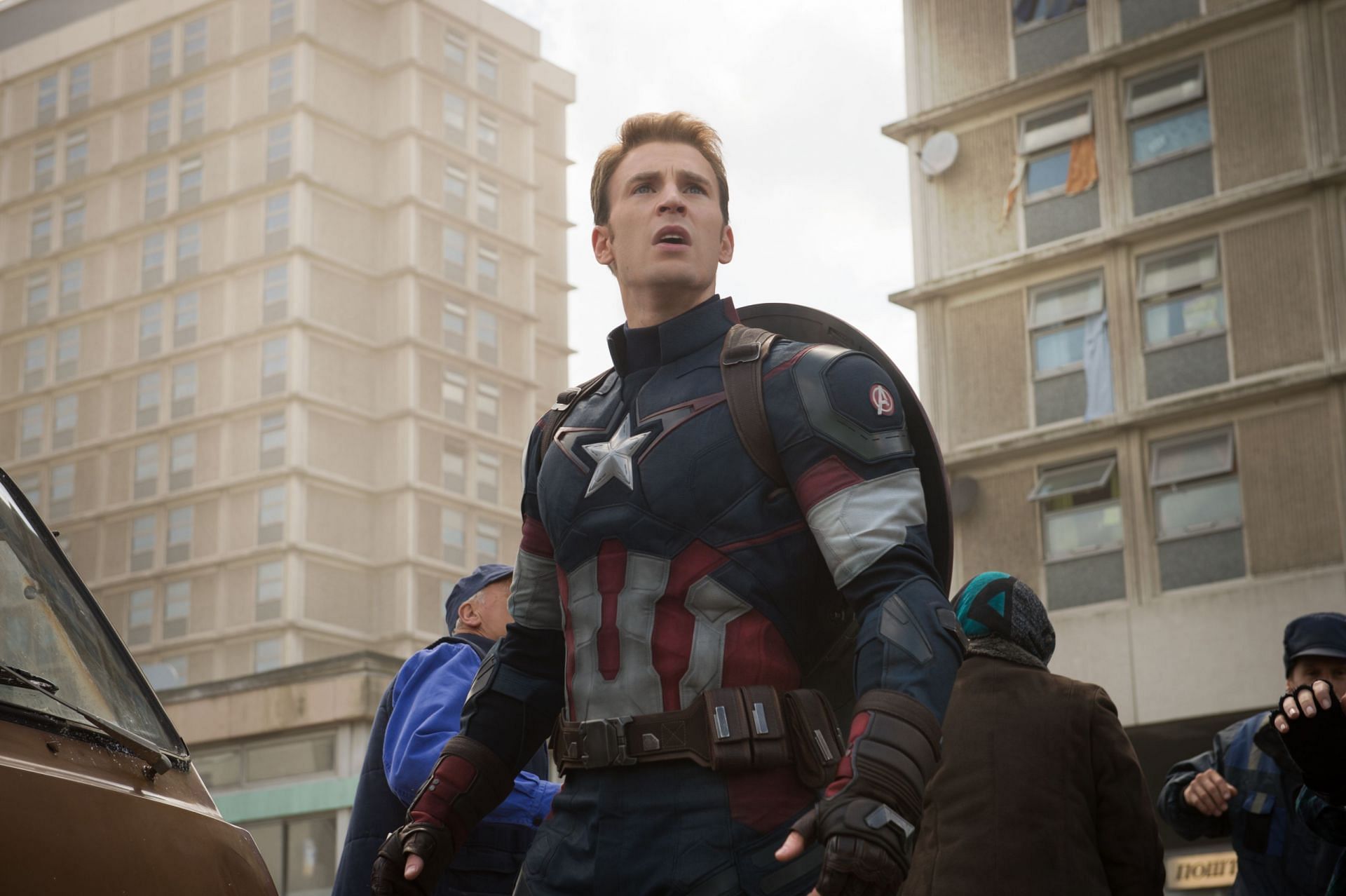 Captain America standing tall, ready to face any challenge in the MCU. (Image via Marvel Studios)
