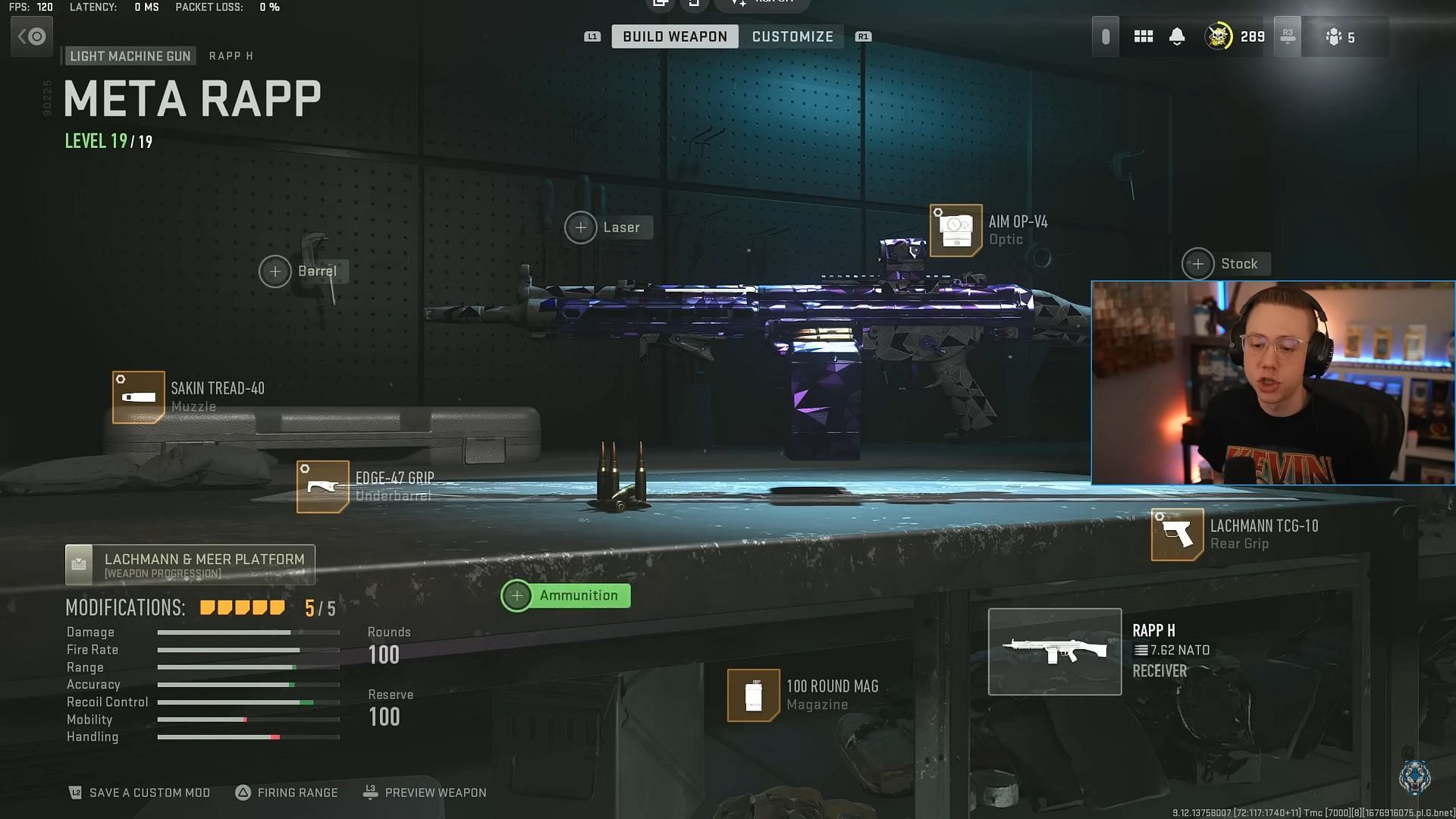 Best loadout for RAAP H in Warzone 2 Season 2 (Image via Activision and YouTube/WhosImmortal)