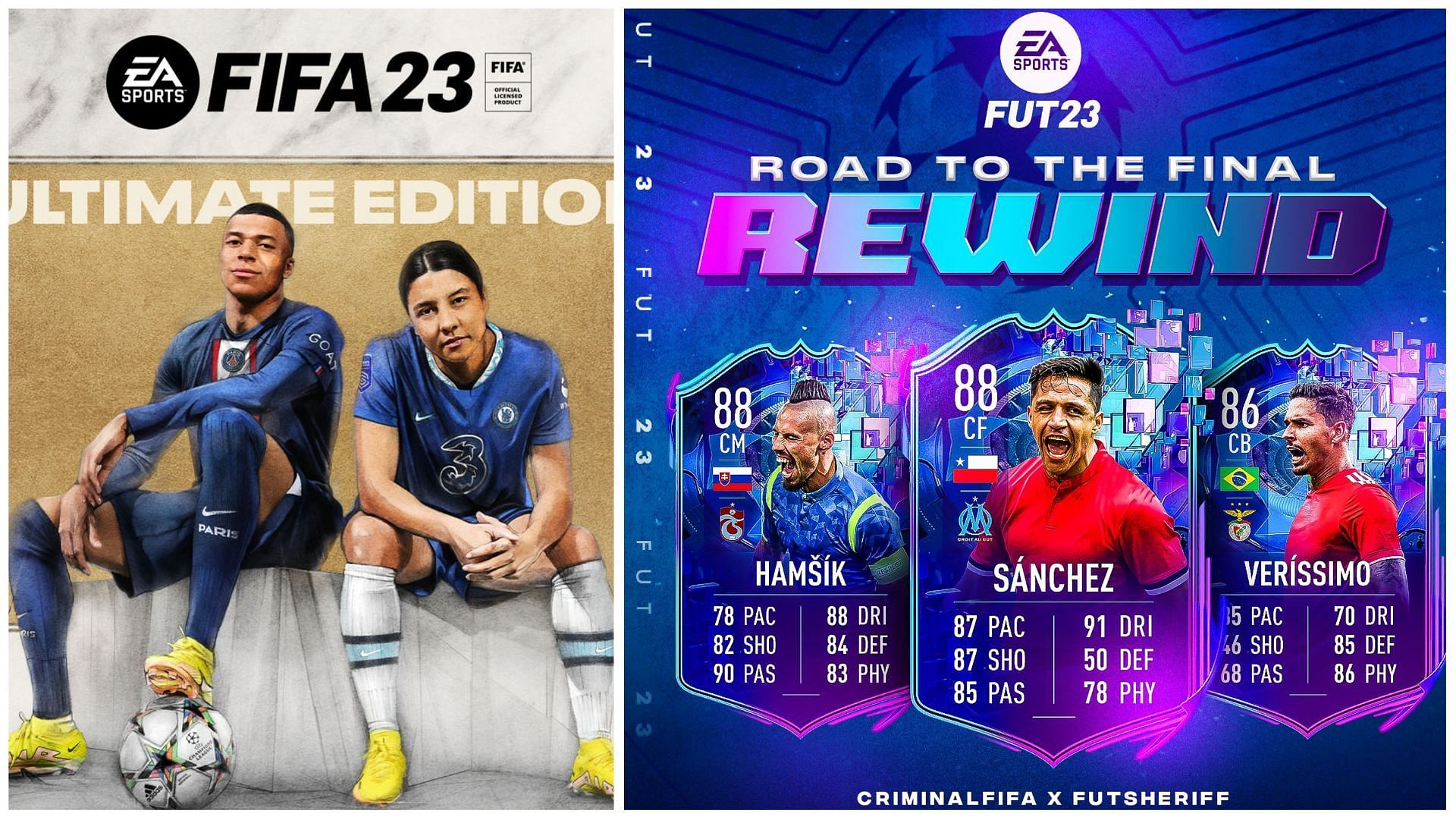 Road to the Final Rewind has been leaked (Images via EA Sports and Twitter/FUT Sheriff)