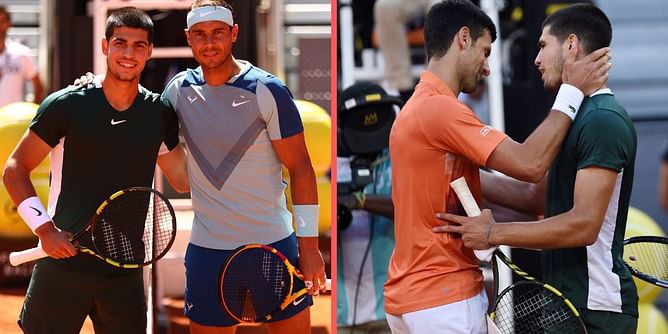 "Doesn't matter who's in front of me" - Carlos Alcaraz not afraid of facing the best, reveals what inspires him about Federer, Nadal and Djokovic