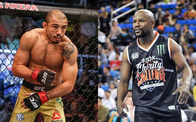 UFC legend Jose Aldo confirms he is in talks with Floyd Mayweather's team for exhibition bout later this year