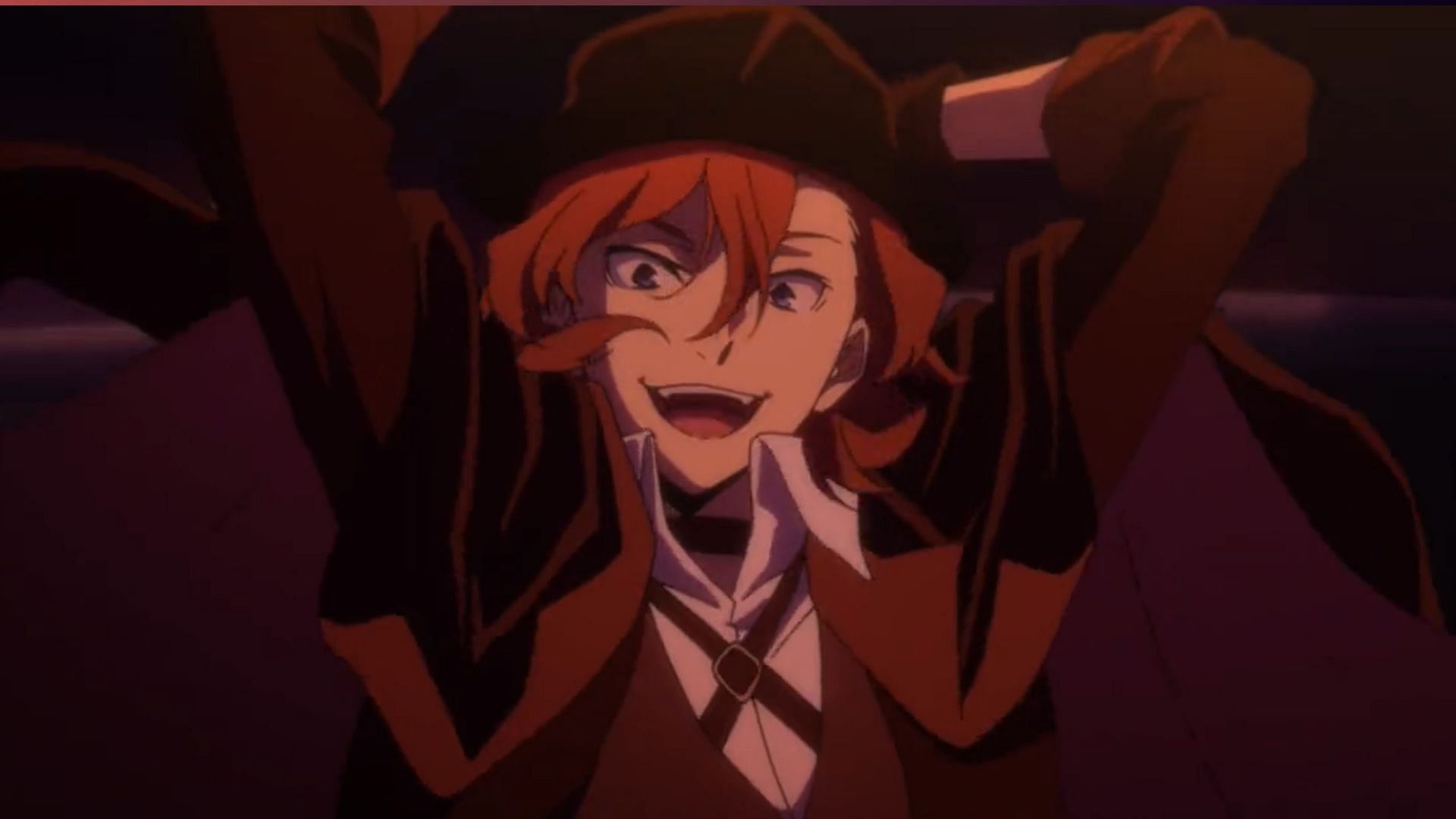 Chuuya Nakahara, as seen in Bungo Stray Dogs season 4 episode 7 (Image via BONES)