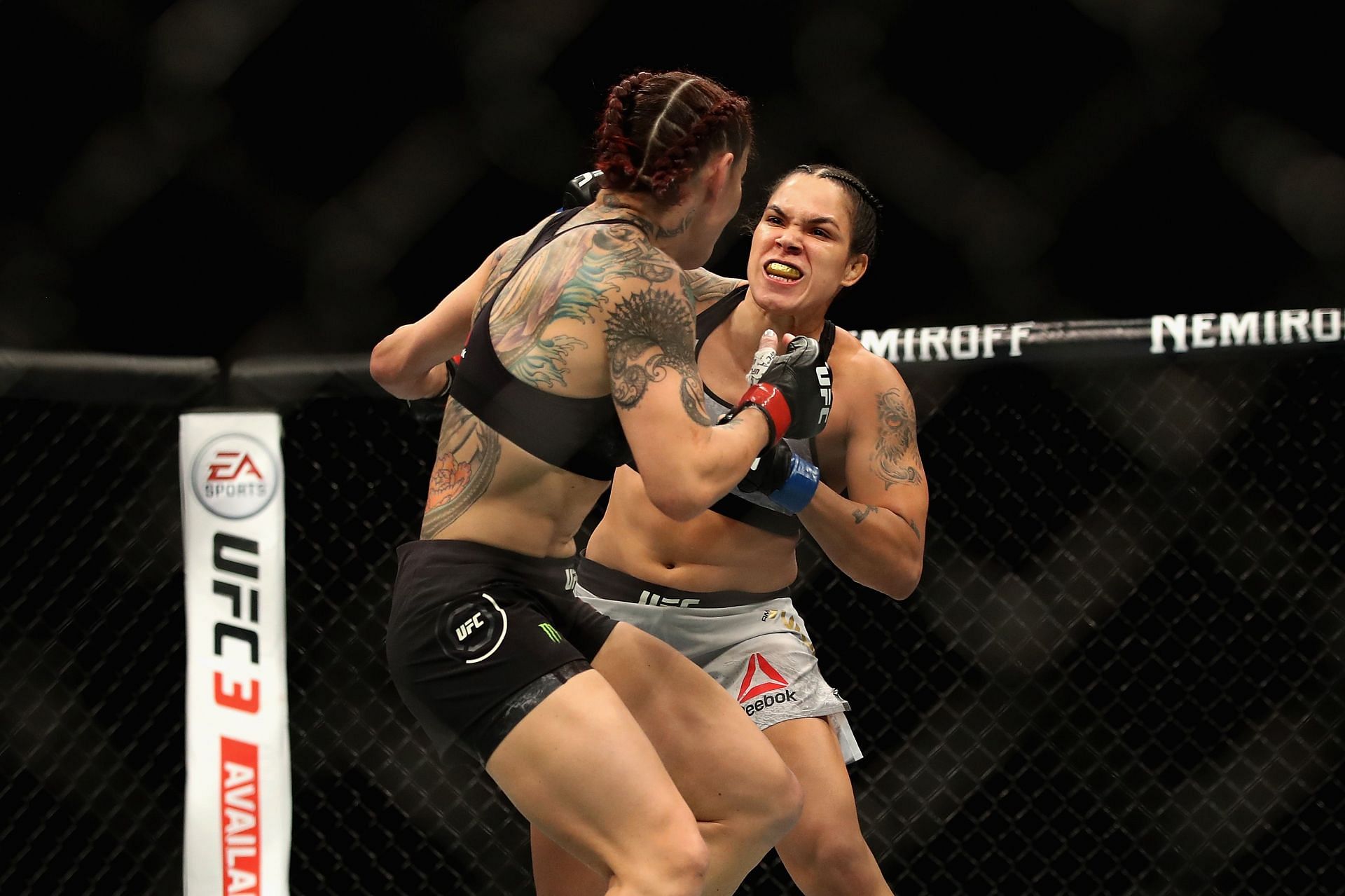 Amanda Nunes stunned Cris Cyborg in their champion vs. champion clash